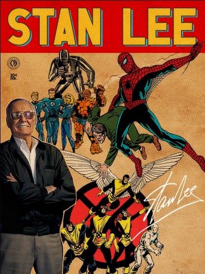 Stan Lee, creator of Spider-Man and other Marvel…